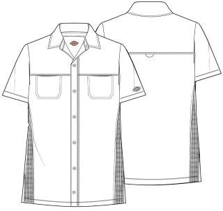 Блуза с яка и копчета DK820 ROY