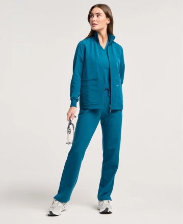 Работен жакет дамски Ceri Scrub Jacket W60001 Caribbean Blue