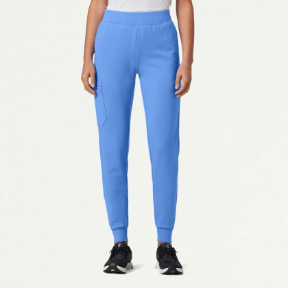 Медицински работен панталон дамски W40001 Rubi Slim Jogger Ceil Blue