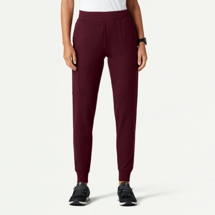 Медицински работен панталон дамски W40001 Rubi Slim Jogger  Burgundy