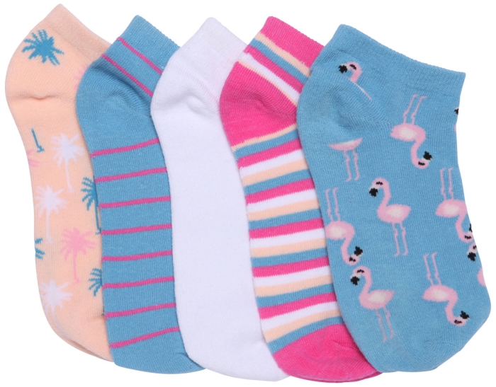 Дамски къси чорапи FLAMINGOFU опаковка от 5 чифта