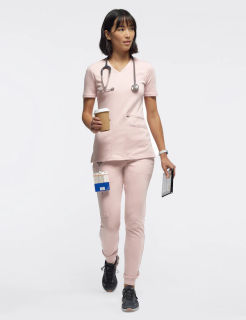 Медицинска работна туника дамска 4-pocket J96202 Blushing Pink