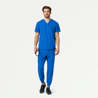 Медицинска работен панталон мъжки M20002 OSMO Royal Blue