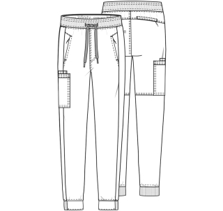 Медицински работен панталон мъжки CK004A  PWPS за високи