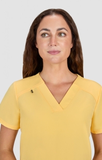 Медицинска работна туника дамска 1019 Butter Yellow