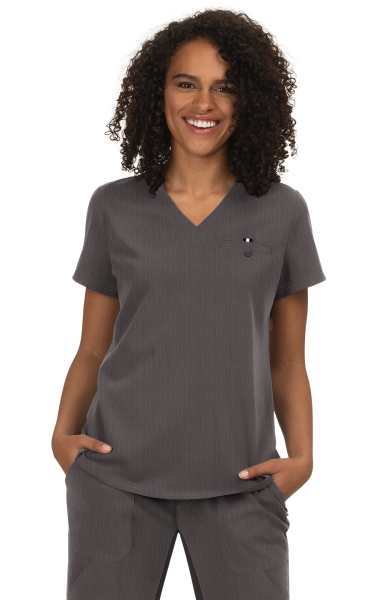 Медицинска работна туника дамска 1010 Heather Grey