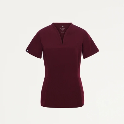 Медицинска туника дамска W10003 Calix Burgundy