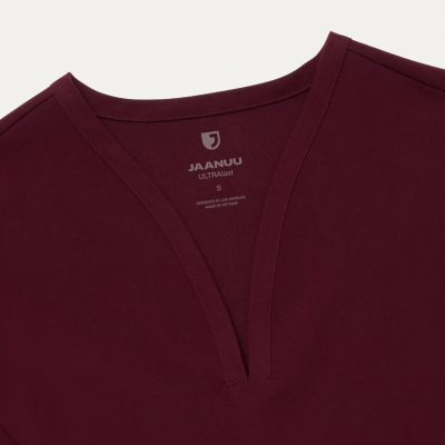 Медицинска туника дамска W10003 Calix Burgundy