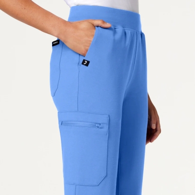 Медицински работен панталон дамски W40001 Rubi Slim Jogger Ceil Blue