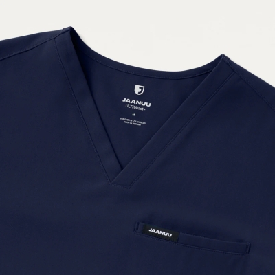 Медицинска работна туника мъжка M10002 Platt Midnight Navy