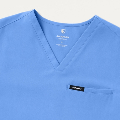 Медицинска работна туника мъжка M10002 Platt  Ceil Blue