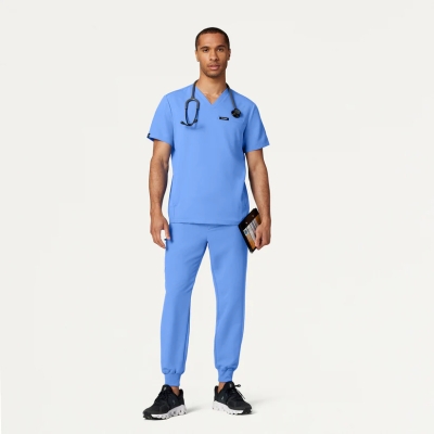 Медицинска работна туника мъжка M10002 Platt  Ceil Blue