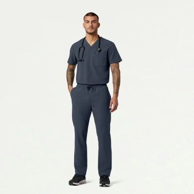 Медицински работен панталон мъжки M20001 Rhodes Carbon Gray
