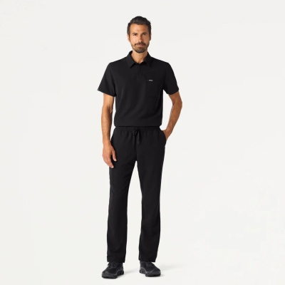 Медицинска работна туника мъжка M10005 Calderon Polo Black