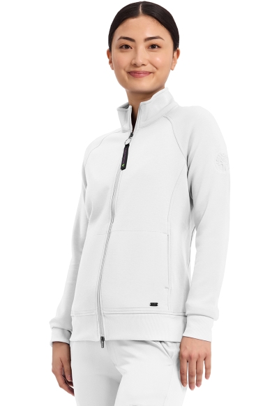 Дамски работен жакет с дълъг ръкав HH300F WHITE