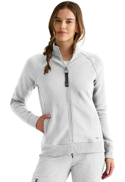 Дамски работен жакет с дълъг ръкав HH300F WHITE