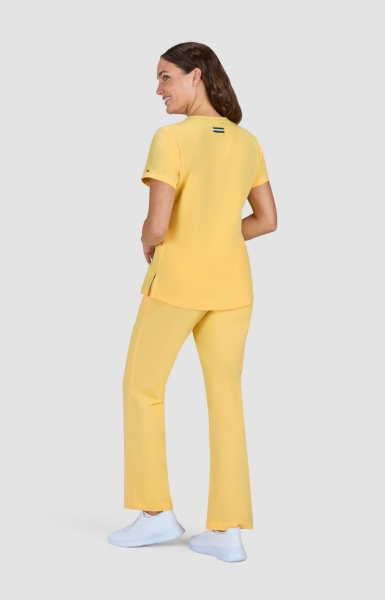 Медицинска работна туника дамска 1010 - 195 Butter Yellow