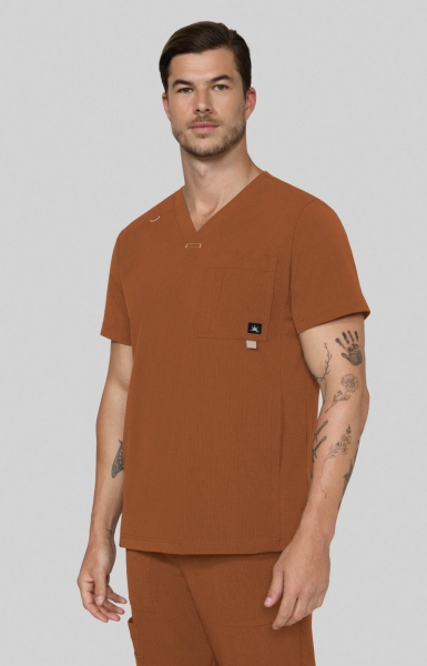 Медицинска работна туника мъжка 674 - 220 Dark Copper