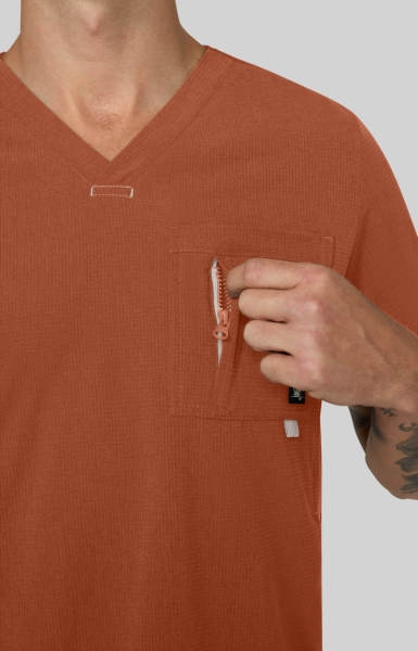 Медицинска работна туника мъжка 674 - 220 Dark Copper