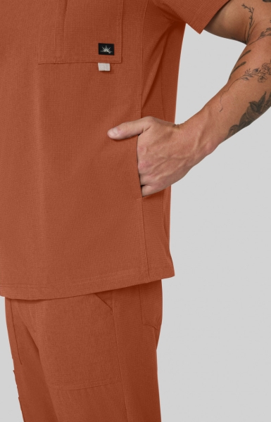 Медицинска работна туника мъжка 674 - 220 Dark Copper
