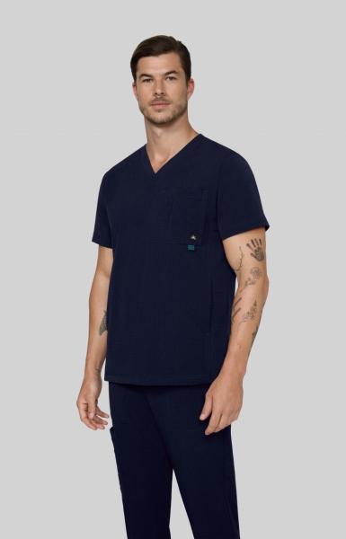 Медицинска работна туника мъжка 674 - 12 Navy
