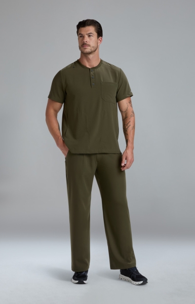 Медицинска работна туника мъжка 676 - 57 Olive Green