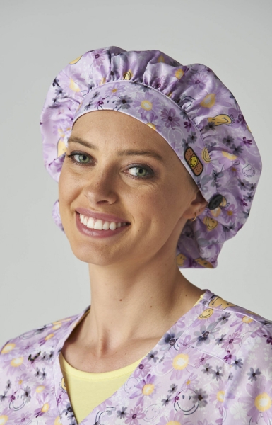 Хирургична шапка дамска SA175PR - SMH Smiling Happy Daisy 