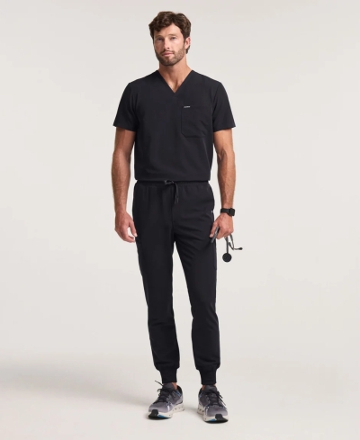 Медицинска работен панталон мъжки M20025 OSMO Slim Black