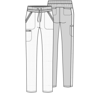 Медицински работен панталон дамски CK055 NAVY