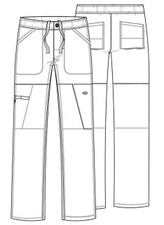 Медицински работен панталон мъжки DK110 OLV